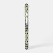 Coque iPhone 16 Motif floral complexe de William Morris Pimpernel (Côté gauche)