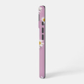 Coque iPhone 16 Motif guerrier sur Arrière - plan rose (Côté gauche)