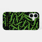 Coque iPhone 16 Motif Lézard Vert (Verso Horizontal)