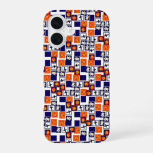 Coque iPhone 16 motif ludique sur le thème de l'Halloween