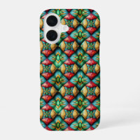Motif mosaïque géométrique africain coloré