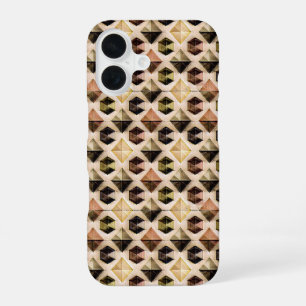 Coque iPhone 16 Motif numérique géométrique abstrait moderne 58