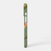 Coque iPhone 16 Motif Okra Vintage (Côté gauche)