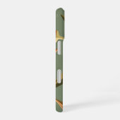 Coque iPhone 16 Motif Okra Vintage (Côté droit)
