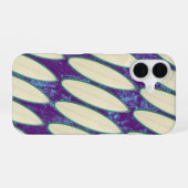 Coque iPhone 16 motif planches de surf blanches (Verso Horizontal)