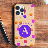 Coque iPhone 16 Motif Pois Abstrait