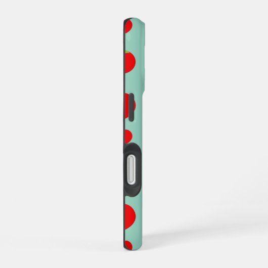 Coque iPhone 16 Motif Red Tomato (Côté droit)