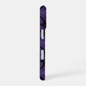 Coque iPhone 16 Motif Rétro de Couleur Violet Foncé (Côté droit)