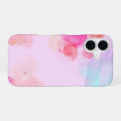 Coque iPhone 16 Motif rose (Verso Horizontal)