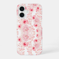 Motif sans couture de rose à l'aquarelle rose tend