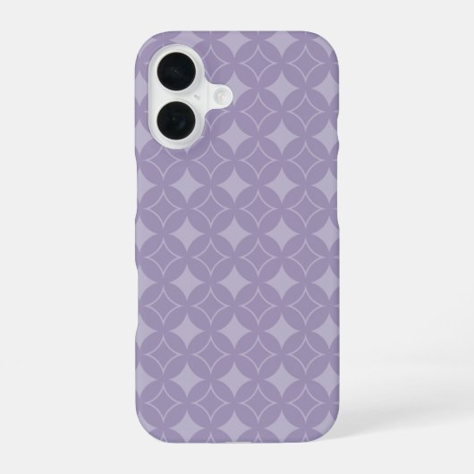 Coque iPhone 16 Motif shippo lavande (Verso)