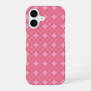 Coque iPhone 16 Motif shippo rose