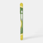 Coque iPhone 16 Motif Soleil Citron Vintage (Côté gauche)