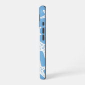Coque iPhone 16 Motif Starfish Bleu (Côté gauche)