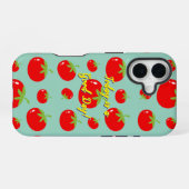 Coque iPhone 16 Motif Tomate Rouge (Verso Horizontal)
