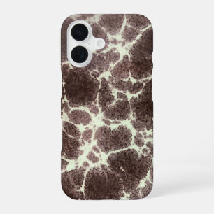 Coque iPhone 16 Motif Tortue Girafe Moderne du Milieu du Siècle MC