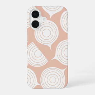 Coque iPhone 16 Motif tranche de betterave blanche vintage
