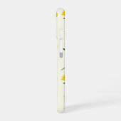 Coque iPhone 16 Motif Tulipe Jaune (Côté gauche)
