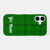 Coque iPhone 16 Motif vert - (Verso Horizontal)