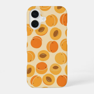 Coque iPhone 16 Motif vintage avec abricots stylisés