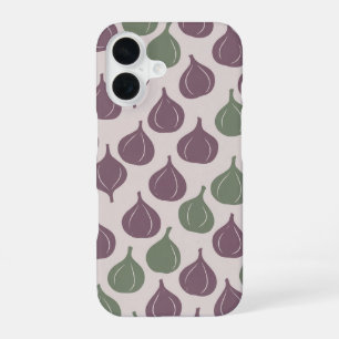 Coque iPhone 16 Motif vintage avec des figues stylisées