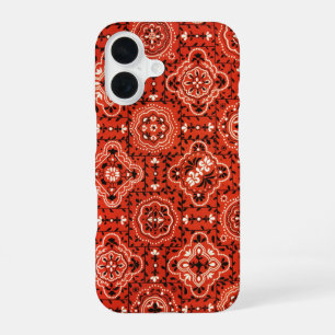 Coque iPhone 16 Mouchoir rouge