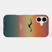 Coque iPhone 16 Mouette Rétro (Verso Horizontal)
