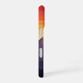 Coque iPhone 16 Mountain Sunset Retro Vintage Art (Côté droit)