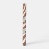 Coque iPhone 16 Mousse au café - Impression zèbre (Côté droit)