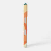 Coque iPhone 16 Mousse de mer abstraite rétro (Côté droit)