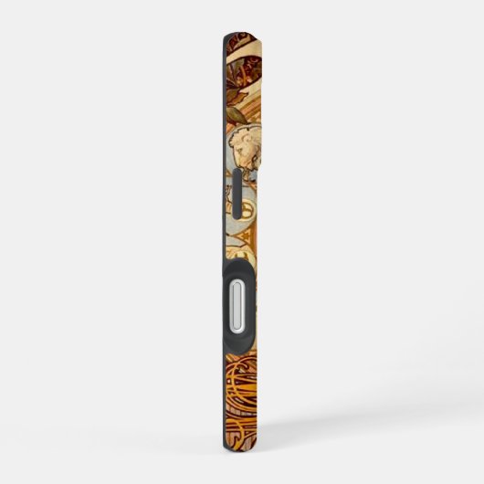 Coque iPhone 16 Mucha Zodiac (Côté droit)