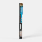 Coque iPhone 16 Mur bleu et porte (Côté droit)