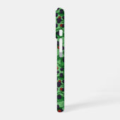 Coque iPhone 16 Mûres sur fond vert (Côté gauche)