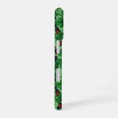 Coque iPhone 16 Mûres sur fond vert (Côté droit)