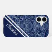Coque iPhone 16 Murmur de givre (Verso Horizontal)