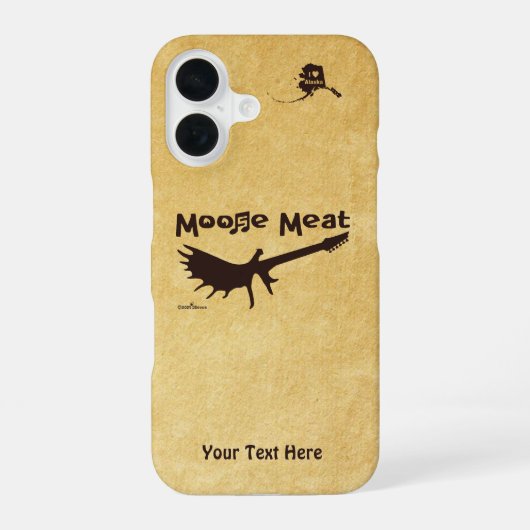 Coque iPhone 16 Musique Moose Meat Rock (Verso)