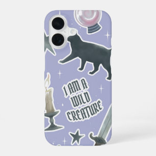 Coque iPhone 16 Mystic Cat & Crystal Ball