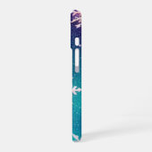 Coque iPhone 16 Mystical Snowflake and Cosmic Glow Phone Case (Côté gauche)