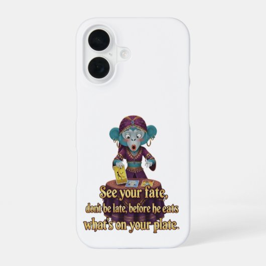 Coque iPhone 16 Mystique du Singe Drôle (Verso)