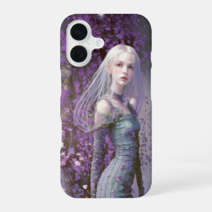 Coque iPhone 16 Mystique en Fleur #212 : Violet Reverie
