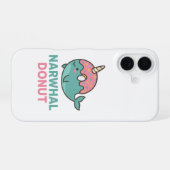 Coque iPhone 16 Narwhal Donut Phone Case (Verso Horizontal)