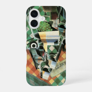 Coque iPhone 16 Nature morte à la nappe à carreaux de Juan Gris