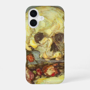 Coque iPhone 16 Nature morte avec crâne, bougie, livre de Paul Cez