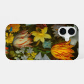 Coque iPhone 16 Nature morte de fleurs dans un vase Wan-Li (Verso Horizontal)