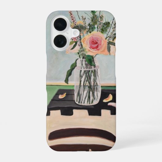 Coque iPhone 16 Nature morte florale (Verso)