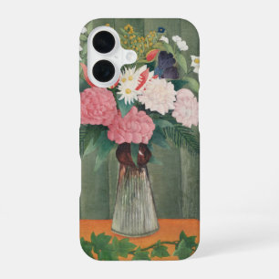 Coque iPhone 16 Nature morte florale rose vintage de Henri Roussea