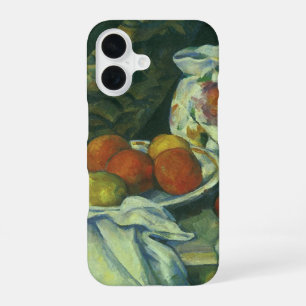 Coque iPhone 16 Nature morte, rideau et pichet par Paul Cezanne