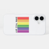 Coque iPhone 16 Né de cette façon (Verso Horizontal)