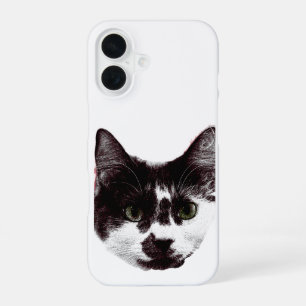 Coque iPhone 16 Ne m'appelez pas Mignon Tête de Chat
