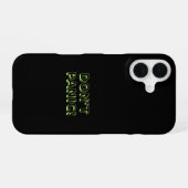 Coque iPhone 16 Ne paniquez pas (Verso Horizontal)